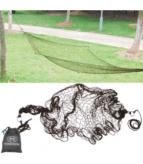 Malha verde Hammock - 185 x 50 cm - Portable - Bolsa de Transpor