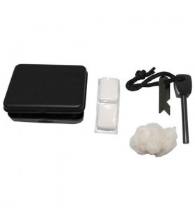 Kit Inicio Fuego - Pedernal - Algodón - Pastilllas Encendido