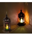 Farol - Hexagonal - Multicolor - Diseño Arco - 25 cm