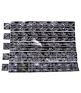 Henna Tattoo Adhesive Template - Feet & Hands - 1 Single-Use