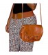 Pelle borsa a mano - artigianale 6 tasche - 2 colori-
