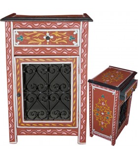 Bedside Table Al Andalus Forge - Hand Painted  - Several Colors