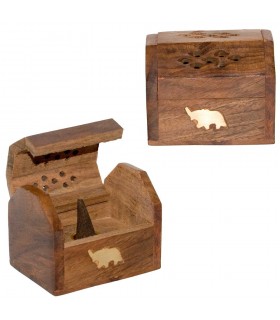 Stallo legno del tronco del turibolo - coni