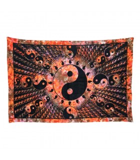 Tessuto cotone-India-bambino Ying Yang-Quesería - 140 x 210 cm