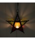 Estrela Lantern Multicolor - Calado árabe-Rede 35 centímetro