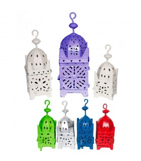 Farol Cuadrado de Hierro - 3 Tamaños - Colores Personalizados