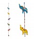 5 Elephant Pendants - Luck - Bell - 100 cm