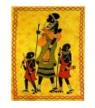 Tela Algodon India-Familia Africana-Artesana-140 x 210 cm