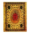 Tecido de algodão-Índia-Sol e da Lua Cor-210 x 240 cm