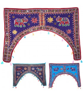 Tapete Decoración Arco - Artesanal - 95 x 65 cm-Varios Colores