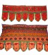Decorazione opaco fringes - artigiano - 95 x 35 cm-vari colori