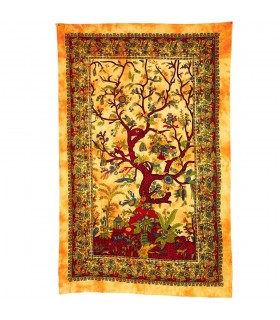 Material Baumwolle Indien-Struktur der Vida-Artesana - 210 x 140 cm