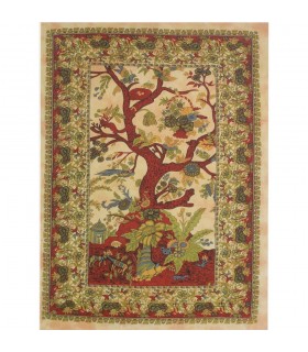 India-Cotton Tree of Life Fabric-Crafts-210 x 140 cm