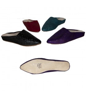Donna scarpa nastrate pelle - design arabo