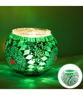 Türkische Kerze - Murano Glas - Handwerk türkische Größe 2