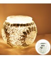 Portavelas Turco - Cristal Murano -Artesania Turca Tamaño 2