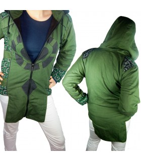 Chaqueta Etnica Larga - 3 Colores - Varias Tallas