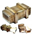 Caja Mágica - segreto di vano - invecchiato legno