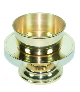 Candela colata bronzo - anello - 9 cm - spagnolo