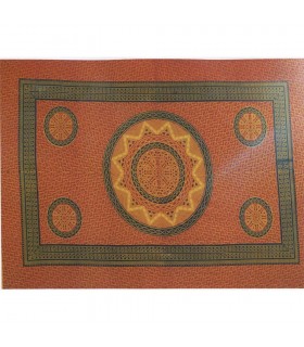 Tela Algodon India-Sol Mosaico-Artesana-210 x 140 cm