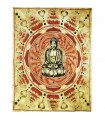 Tela Algodon India- Budha Mosaico-Artesana-140 x 210 cm