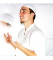 Registrato Salaat cotone - bianco o nero - taglia - cappelli