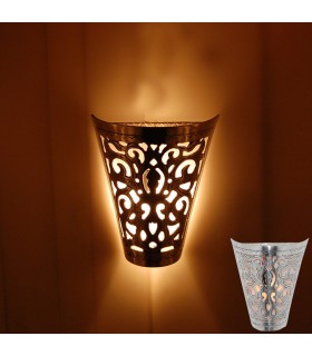 Apply Wall Aluminum Draft - Floral - Polished