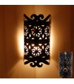 Eisen durchbrochene Wand Floral - Halbzylinder - Handwerker