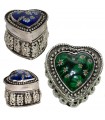 Alpaca Heart Box - Murano Glass - 2 Colors