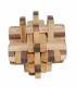 Game Cube 2 Farben - Holz - Wit - Puzzle - 8 x 8 cm