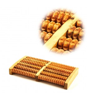 Masajeador Rulos Pies - Madera - 21 x 17 cm - Recomendado