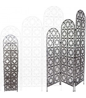 Biombo Forja Calada - Modelo Escalonado - Diseño Arabe - 170 cm
