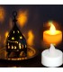 Luci - imitazione chiamati fuoco - tasto 4 cm-Pila - tranquillamente
