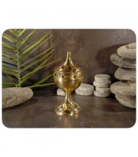 Incensario Botafumeiro Alto - Bronce - Calado - 13 cm