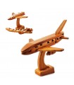 Puzzle aus Holz Flugzeug - Wit - 17 cm - Qualität