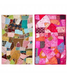 Tapete Pathwork Calidad-155 x 95 cm - Artesanal - Varios Colores