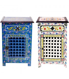 Bedside Table Al Andalus Mosaic - Hand Painted  - Several Colors