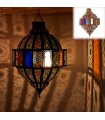 Lámpara Esmeralda Calada - Ventanas Colores - 75 cm - Calidad