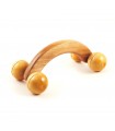 Masajeador Arco Rueda Esferas - Madera - 16 x 7 cm