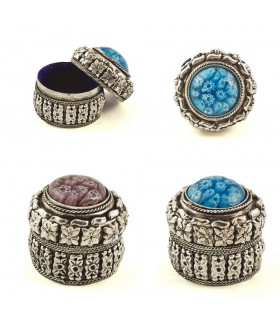 Recorded Alpaca Mini Box - 3 Colors - Oriental Design - 4 cm