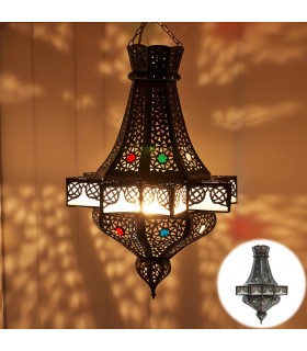 Lámpara Diamante Calado - Resinas Colores - 60 cm - Calidad