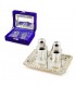 Set 2 Especieros Deluxe - Bandeja Alpaca  - Caja Terciopelo