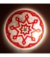 Parete o soffitto mosaico turco - vetro Murano - arabo - 30 cm
