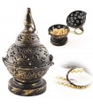 Incensario Botafumeiro Calado - Metal - Con o sin Cadena - 20 cm
