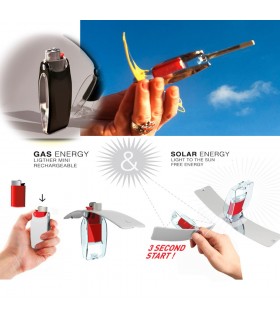 Bruciatore doppio solare - sole e Gas naturale - eco friendly - portatile