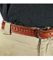 Cavaleiro Belt Artisan - Gravura Couro - 125 centímetros