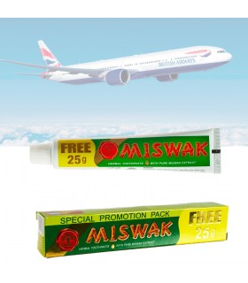 Dentífrico Natural Miswak Mini Viaje -Salvadora Persica 50+25 gr