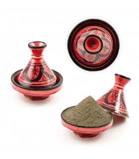 Mini épices décoré Tajin-diverses couleurs, 10 cm de haut