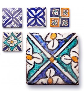 Azulejo Andalusí Mini - 5 cm - Varios Diseños - Artesanal