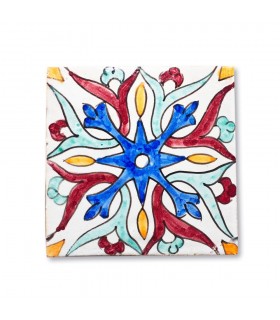Azulejo Andalusí - 14,5 cm - Varios Diseños- Artesanal- Modelo 3